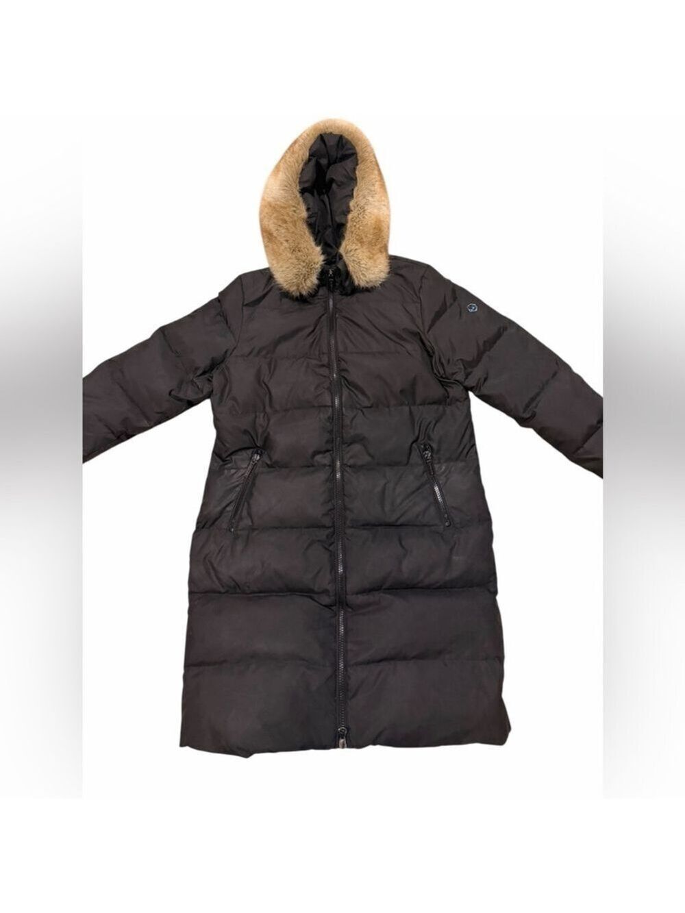 Michael Kors Black Parka Jacket Women's Large